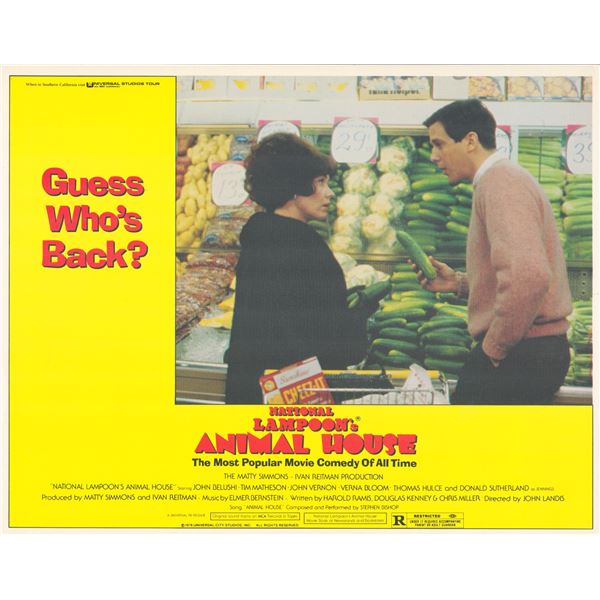 National Lampoon's Animal House 1978 original vintage lobby card