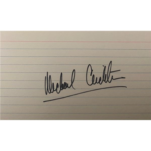 Michael Crichton Signature