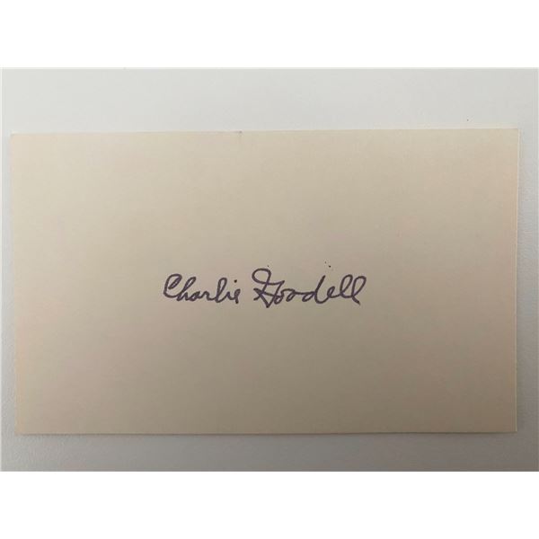 US Senator &  Congressman Charles Goodell  original signature