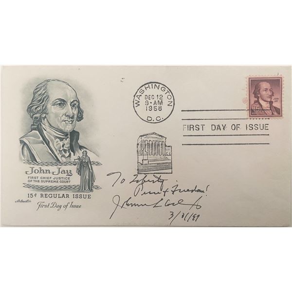 Trial Lawyer Johnnie L. Cochran Signed FDC