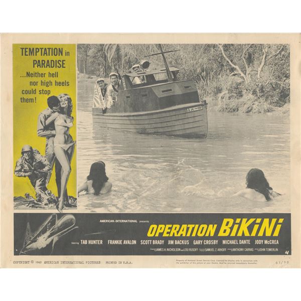 Operation Bikini set of 8 original lobby cards