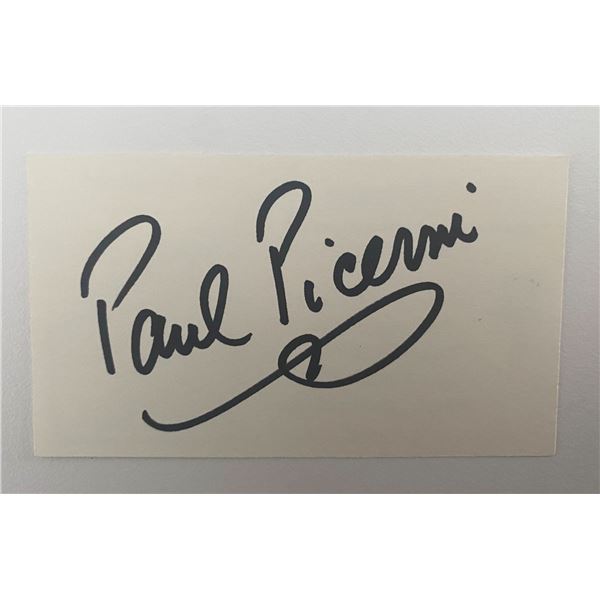 Paul Picerni original signature