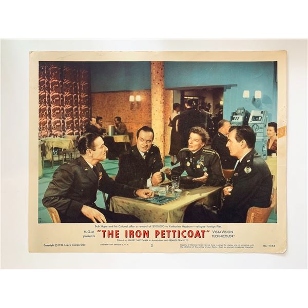 The Iron Petticoat original 1956 vintage lobby card