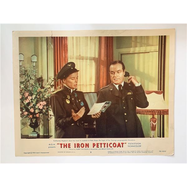 The Iron Petticoat original 1956 vintage lobby card