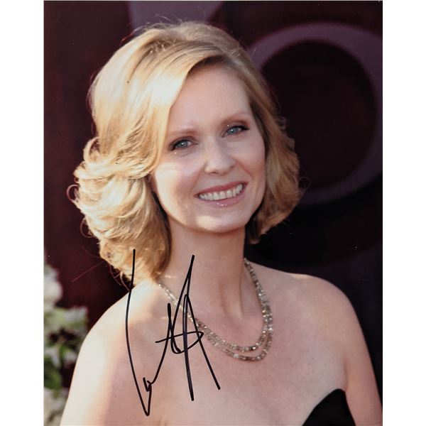 Sex in The City Cynthia Nixon signed photo