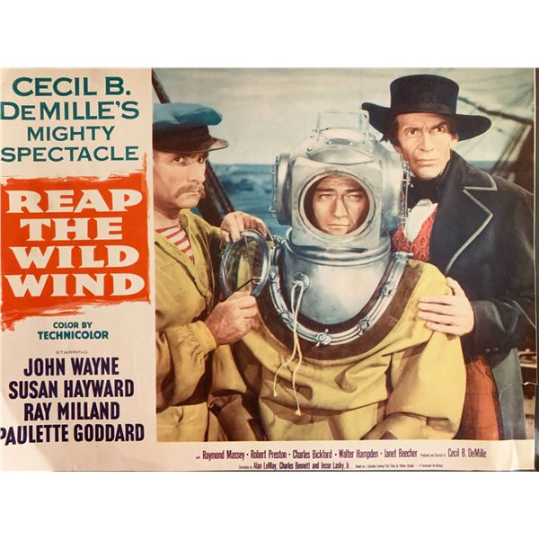 Reap the Wild Wind Original 1954R Vintage Lobby Card