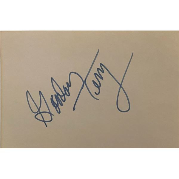 Gordon Terry original signature