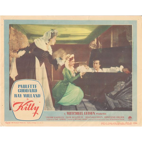 Kitty 1945 original vintage lobby card
