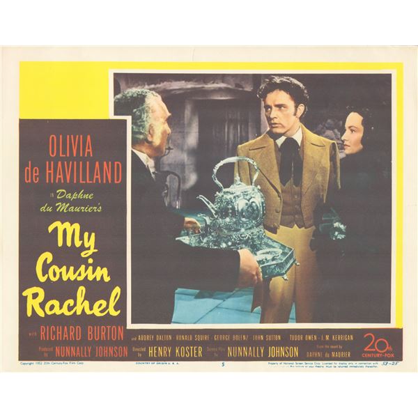My Cousin Rachel 1952 original vintage lobby card