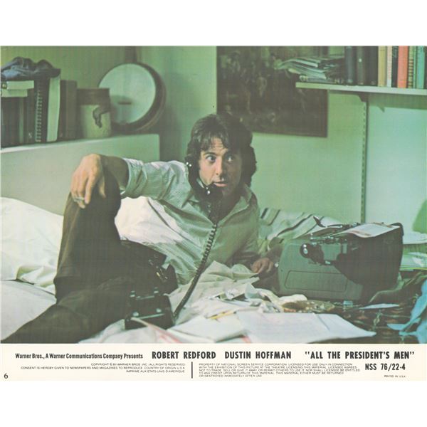 All the President's Men 1976 original vintage lobby card