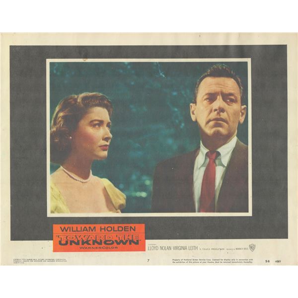 Toward the Unknown 1956 original vintage lobby card
