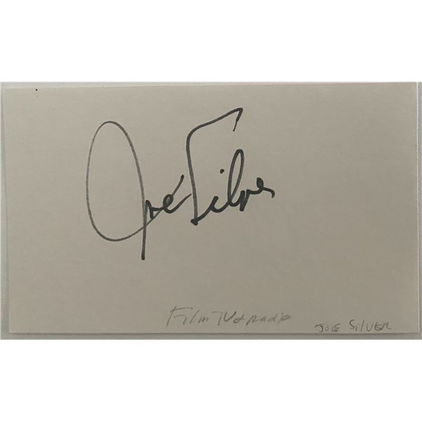 Joe Silver original signature