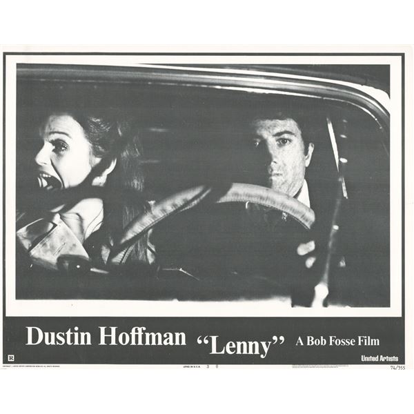 Lenny 1974 original vintage lobby card