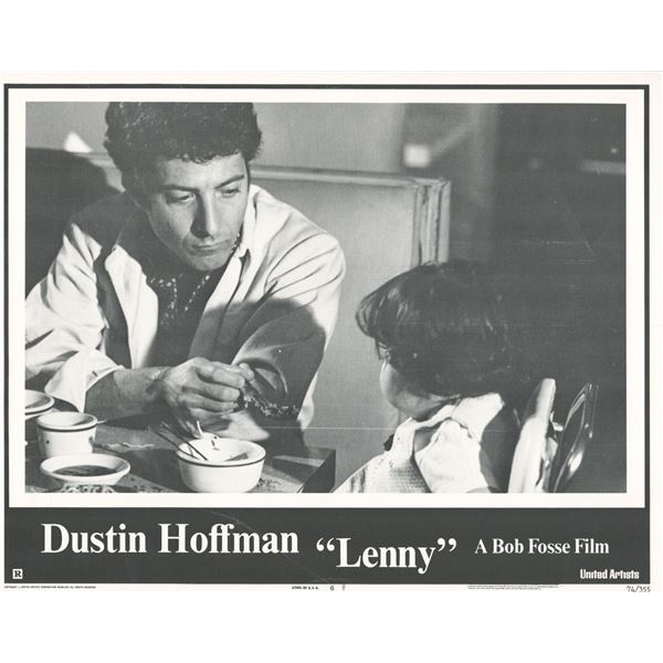 Lenny 1974 original vintage lobby card