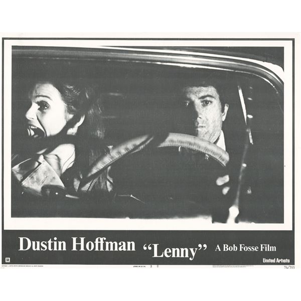Lenny 1974 original vintage lobby card