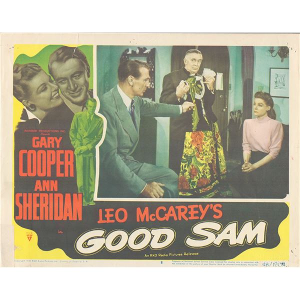 Good Sam 1948 original vintage lobby card
