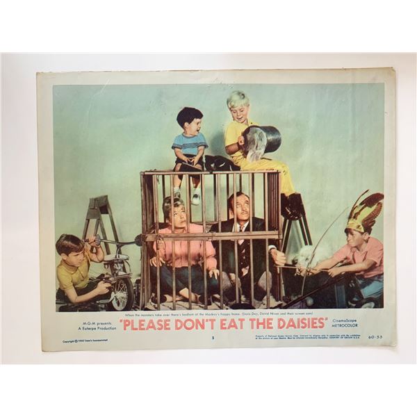 Please Don't Eat the Daisies original 1960 vintage lobby card