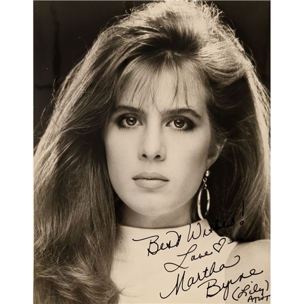 Martha Byrne signed photo