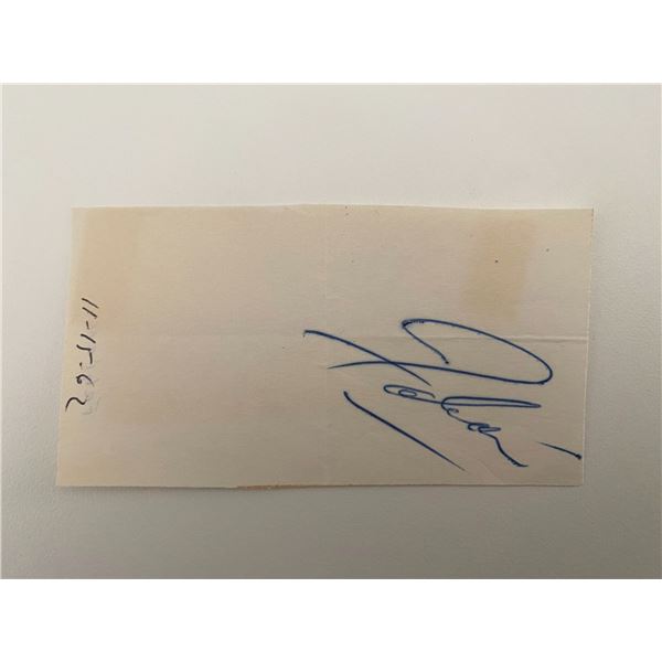 Singer Fabian original signature