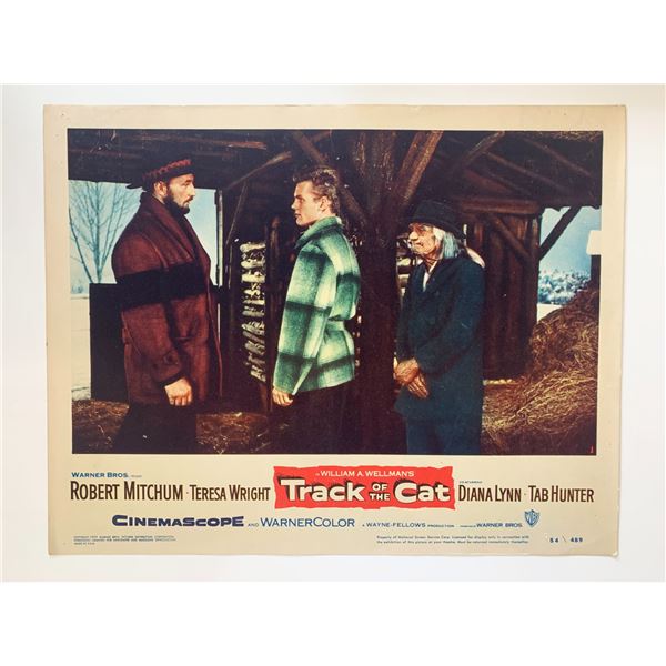 Track of the Cat original 1954 vintage lobby card