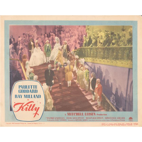 Kitty 1945 original vintage lobby card