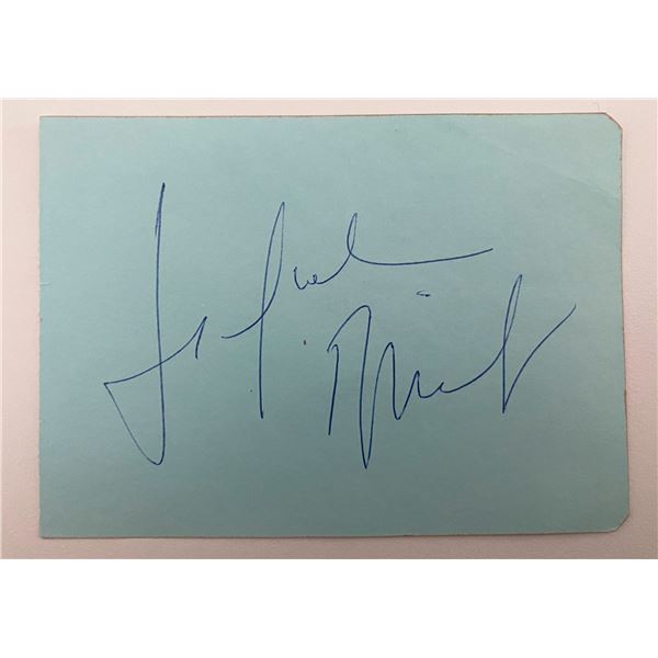 The Deep Actress Jackie Bisset signature