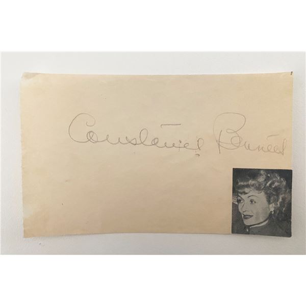 Actress Constance Bennett original signature