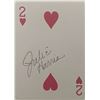 Image 1 : Actress Julie Harris signed playing card