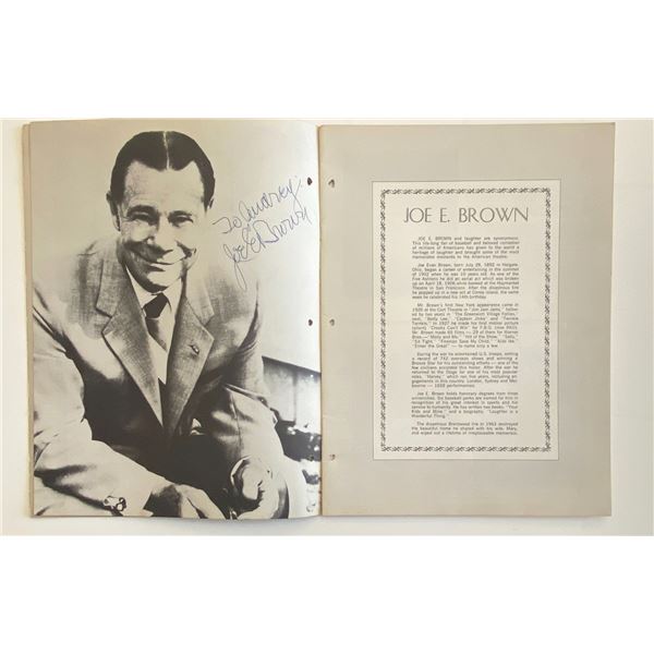 Harvey cast signed program