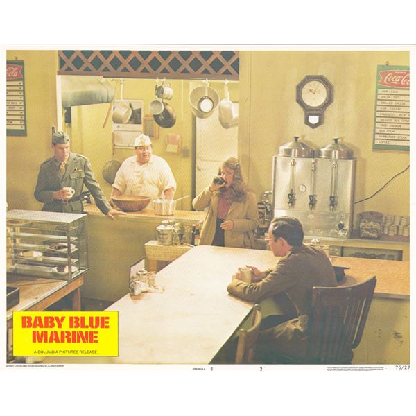 Baby Blue Marine  1976 original vintage lobby card