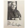 Image 1 : The Late Late Show TV Host Tom Snyder signed photo