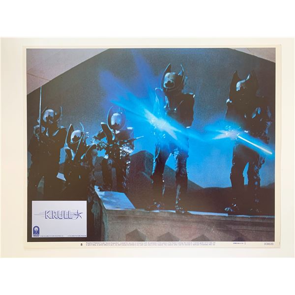 Krull original 1983 vintage lobby card