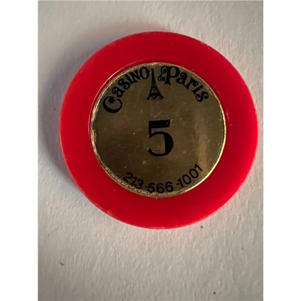 Casino Paris poker chip