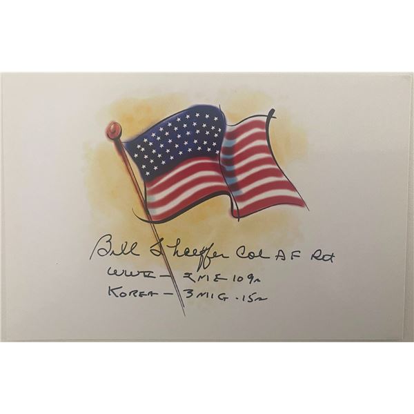 Bill Shaeffer signed card