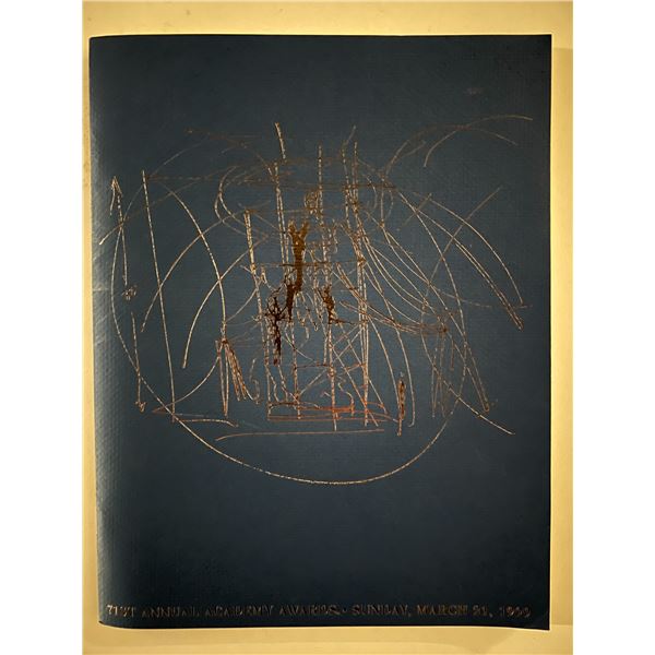 Original 1999 71st Annual Academy Awards Program