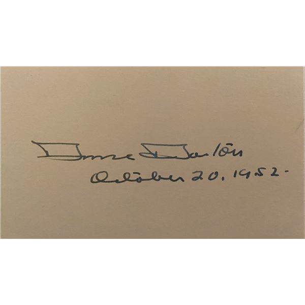 Bruce Barton original signature