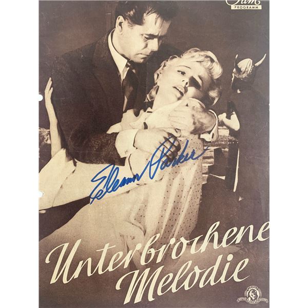 Eleanor Parker Signed Magazine Photo