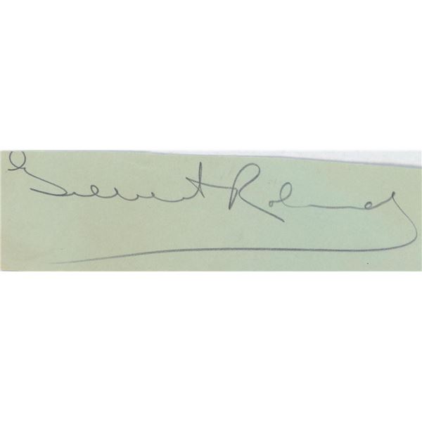 Gilbert Roland signature cut