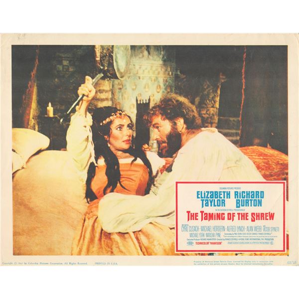 The Taming of the Shrew 1967 original vintage lobby card