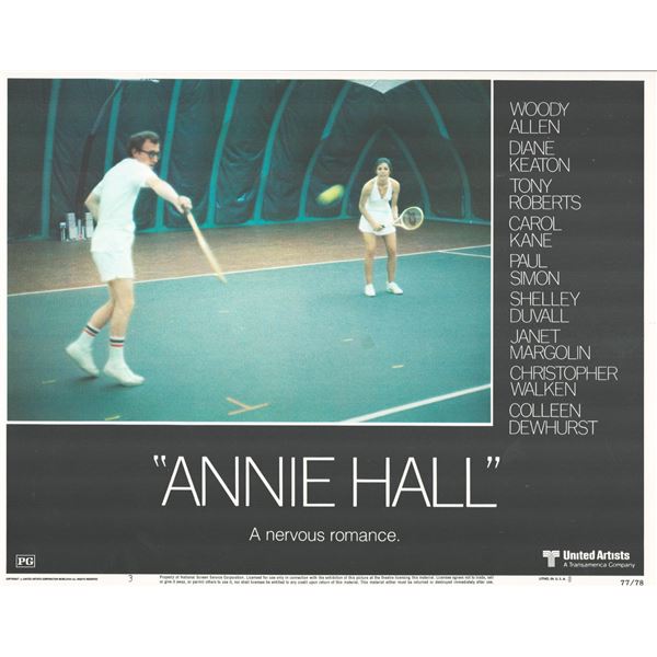 Annie Hall 1977 original vintage lobby card
