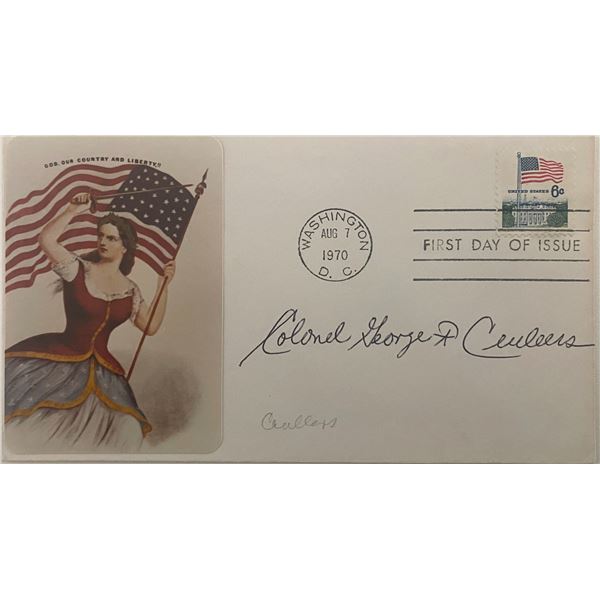 WW2 Colonel George Ceuleers signed envelope