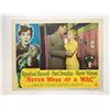 Image 1 : Never Wave at a Wac original 1953 vintage lobby card