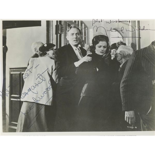 Trent's Last Case signed movie photo. GFA Authenticated