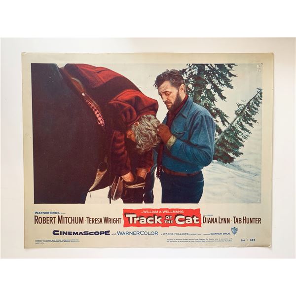 Track of the Cat original 1954 vintage lobby card
