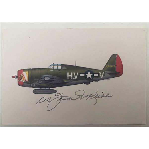 WW2 Military USAF Colonel Frank W. Klibbe original signature cut