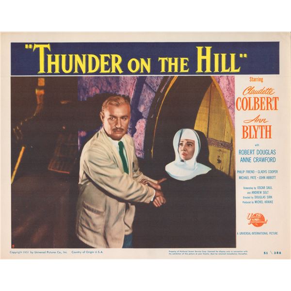 Thunder on the Hill set of 8 original lobby cards