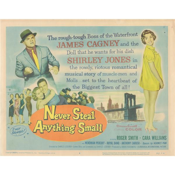 Never Steal Anything Small set of 8 original lobby cards