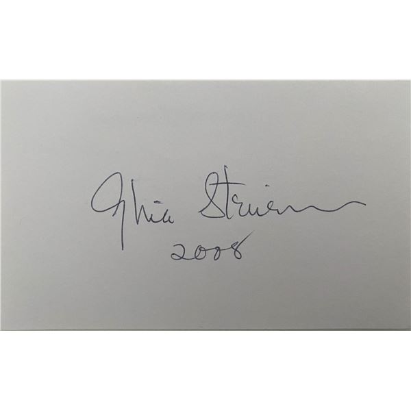 Journalist Gloria Steinem signature