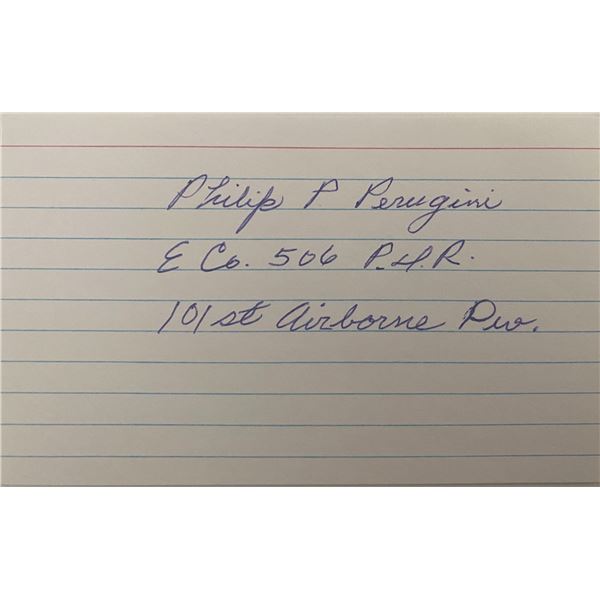 Philip P. Perugini Signature