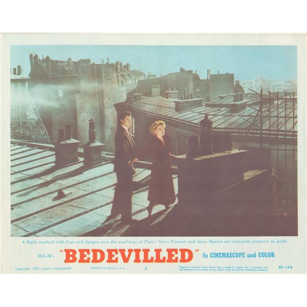 Bedevilled 1955 original vintage lobby card